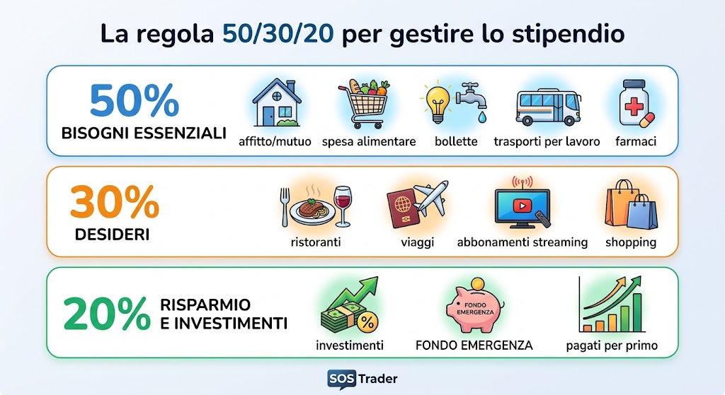 La regola 50/30/20